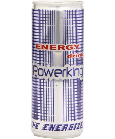 FRUTITOSCOM Powerking Energy Drink Pack of 24 x 250 ml Total 6000 ml