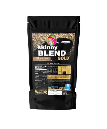 Skinny Blend Gold Protein Shake for Women | Delicious Low Sugar Low Carb Chocolate Smoothie | 15 Servings | Boosts Metabolism & Energy - Buy Online on GoSupps.com