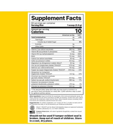 Jigsaw Health Electrolyte Supreme - Lemon Lime - 60 Servings of Electrolytes & Trace Minerals - International Shipping Available - Buy Online on GoSupps.com