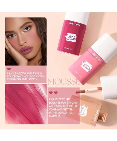 KISSIO Peach Liquid Blush 0.33 fl.oz | Long-Lasting Matte Finish | Lightweight & Blendable Cream Blush - Buy Online on GoSupps.com