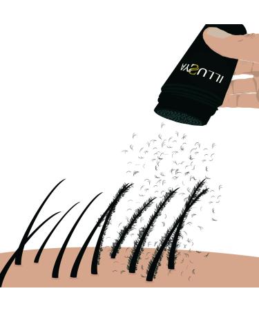 Buy Illusya Scatter Hair Fibers - Premium Hair Sealing for Full Hair in Seconds (3rd Brown) - Perfect for Thin Hair - Fast International Shipping - Buy Online on GoSupps.com