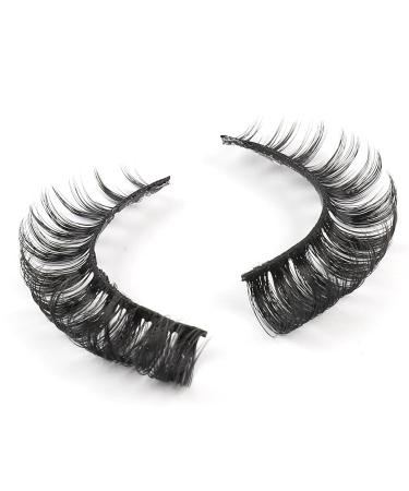 3D Russian Strip Fake Lashes - Cat Eye D Curl Fluffy - 10 Pairs Natural Look Faux Mink Eyelashes | LTJ24 - Buy Online on GoSupps.com