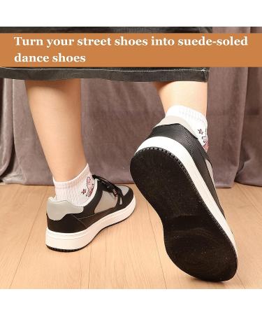 Caydo 4-Piece Black Suede Self-Adhesive Sticky Sheets for Dance and High Heeled Shoes - A4 Size - Buy Online on GoSupps.com