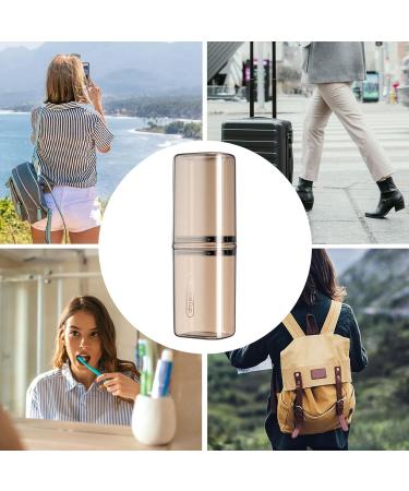 Buy Tuxxxjzm Portable Toothbrush Case - Travel-Friendly Toothbrush & Toothpaste Storage for Business Trips - Buy Online on GoSupps.com