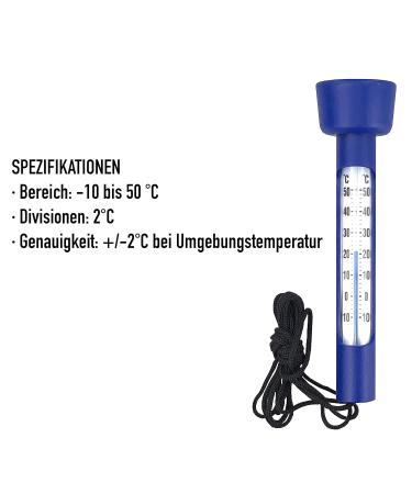 Buy Floating Pool Thermometer | Analog Water Temperature Gauge for Spa & Whirlpool | Accurate & Durable Swimming Accessories - Buy Online on GoSupps.com