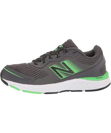 New Balance Kid's 680 V6 Little Kid Running Shoe - Magnet/Vibrant Spring/Black - Buy Online on GoSupps.com