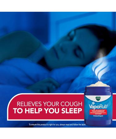 Vicks VapoRub Nasal Decongestant Cough Suppressant Relief from Cold Aches & Pains Chest Rub Ointment Original scent 50 g/57 mL 57 mL Original - Buy Online on GoSupps.com