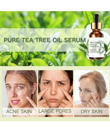 Tea Tree Face Serum - Tea Tree Oil Hyaluronic Acid Serum Dark Spot Correcting Glow Serum Korean Serum Tea Tree Cream Skin Brightening Hydrating Serum For All Skin Types 30ml - Buy Online on GoSupps.com