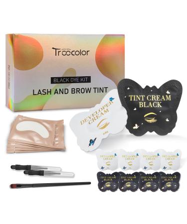 Lash Color Black Eyelash Color Kit Instant Voluminous Coloring for Newbie & Pro Kit Achieve Salon Grade Safely & Effectively