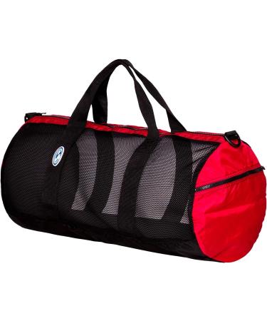 Stahlsac 26" Mesh Duffle Black/Red