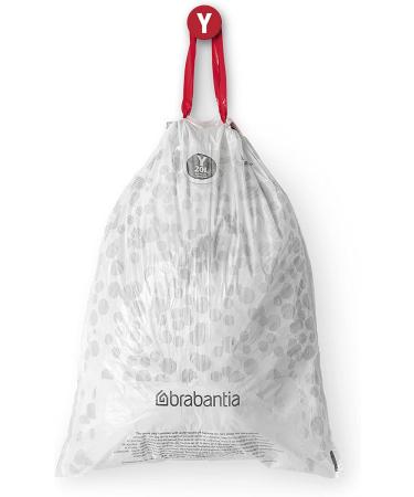 Brabantia Perfectfit Garbage Bags Donation Pack - Extra Strong 20L (40 Pieces Code Y) - White Garbage Bags with Train Tape - Buy Online on GoSupps.com