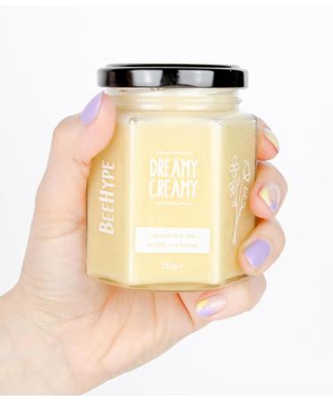 BeeHype - Dreamy Creamy 100% Pure Raw Natural Creamed Set Honey with Natural Enzymes Vitamins Minerals and Antioxidants 6 x 230g Dreamy Creamy Pack of 6 - Buy Online on GoSupps.com