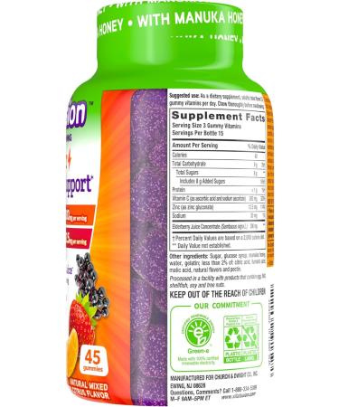 Vitafusion Super Immune Support Gummy Vitamins 45ct - Boost Your Immune System with Delicious Gummies - Buy Online on GoSupps.com