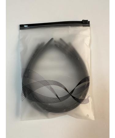 Buy Black 8mm Plastic Headband with Anti-Slip Teeth | Hair Accessories for Women & Girls - DIY Hair Bands - Buy Online on GoSupps.com