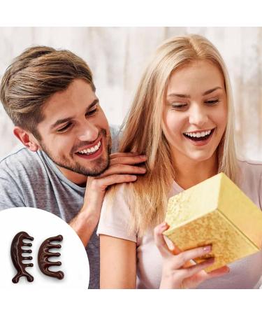 Hair Scalp Massager 2 Pack - Wooden Scalp Massage Comb for Ultimate Relaxation & Meridian Therapy - Buy Online on GoSupps.com