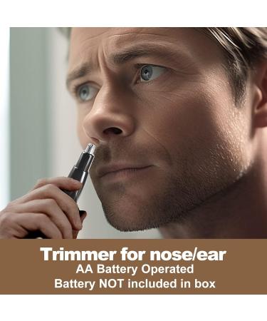 Unisex Nose Hair Trimmer - 20-in-1 Grooming Tool Waterproof & Hypoallergenic Easy Clean & Portable Cordless with One-Button Design - Buy Online on GoSupps.com