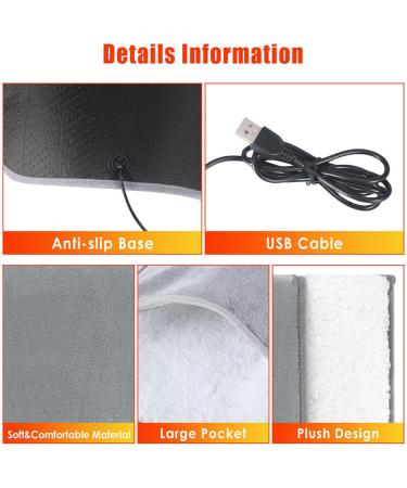 Buy Electric Foot Warmer with Double-Sided Heating - Ideal for Home Office & Bed - Auto Shutoff - Unisex Comfort - Buy Online on GoSupps.com