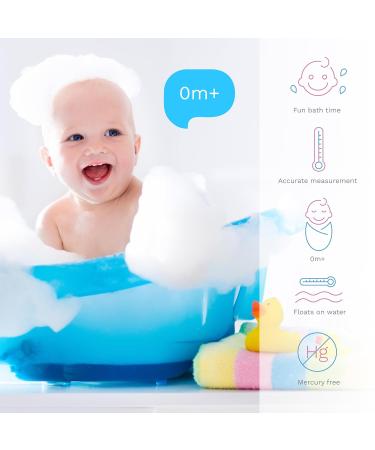 Baby Safe Floating Bath Thermometer - Giraffe (Grey) - Buy Online on GoSupps.com