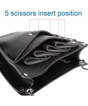 Hairdresser Scissor Bag Barber Waist Pouch Multi Functional with Scissors Holders for Professional Salon Use - Buy Online on GoSupps.com