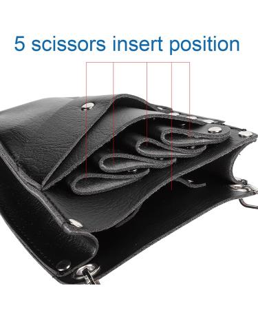 Professional Hairdressing Tool Storage Waist Bag - Scissors & Comb Organizer for Salons | PU Material - Buy Online on GoSupps.com