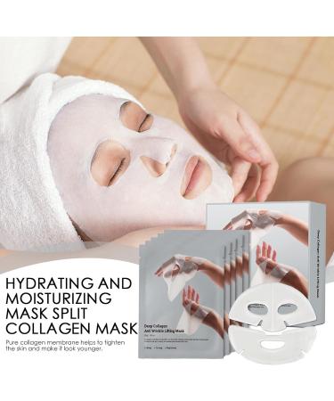  Goowafur Deep collagen overnight mask organic collagen face mask hydrating firming and moisturizing hydrogel face mask improves moisture elasticity and wrinkles - Buy Online on GoSupps.com