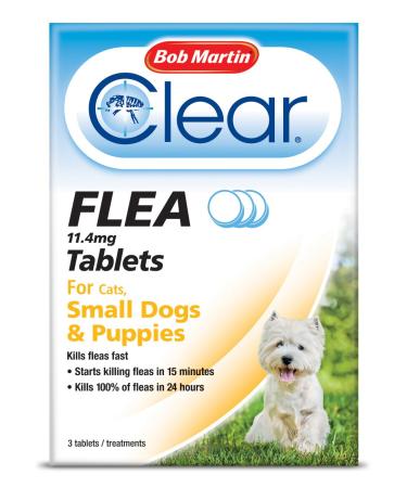 Bob Martin Clear Flea Cats & Small Dogs 3 Tablets (Pack of 6)