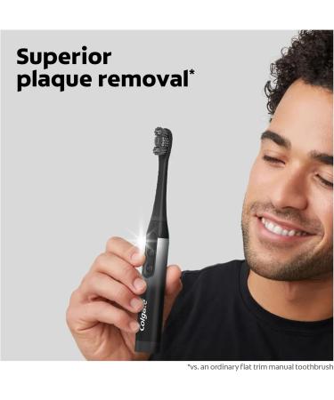 Colgate 360 Power Charcoal Replacement Toothbrush Heads - Soft Bristles & Rubber Polisher - 2 Pack for Any 360 Battery Toothbrush - International Shipping Available - Buy Online on GoSupps.com