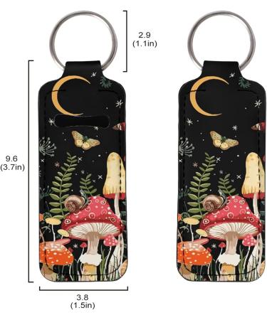 ZPINXIGN Chapstick Keychain Holder - Mushroom Moon Lip Balm Holder - Buy Online on GoSupps.com