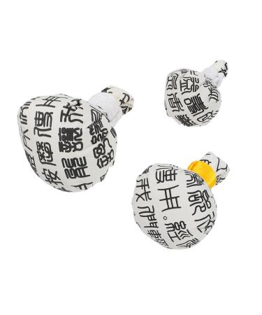 Gleavi 6 pc warm roasted wormwood buns Health Health Natural Chinese remedy Chinese herbal package Foot massager Massage ball pure Chinese herbal bag 8x6x6cmx2Pcs whitex2stk