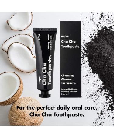 Buy unpa. Cha Cha Toothpaste - All-Natural Organic Charcoal Teeth Strengthening for Fresh Breath | 100g - International Shipping Available - Buy Online on GoSupps.com