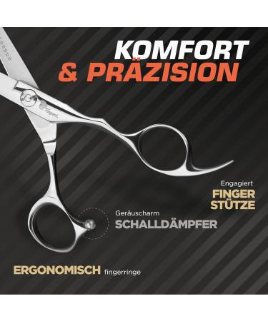 Fagaci Professional Hair Cutting Scissors 7 Inches - 440C Steel Ultra Sharp Hairdressing Shears for Precision Cutting - Buy Online on GoSupps.com