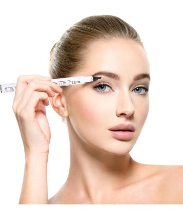 Cabilock Lot De 2 Crayons Sourcils Micro-fourche Imperm ables 4 Pointes Naturelles Couleur Ch taigne Maquillage Quotidien Pour Femmes Portable - Buy Online on GoSupps.com