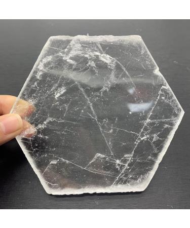 Crystal Natural Clear Gypsum Rhombus Shape Crystal Polished Stones Hand Carved Home Decoration Gifts Can be Used for JZIGTDEM - Buy Online on GoSupps.com