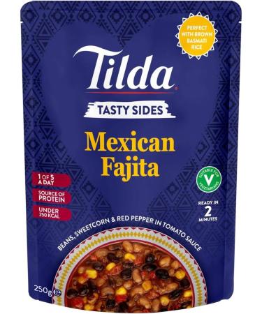 Tilda Tasty Sides Mexican Fajita Pulses and Vegetables 250g - Buy Online on GoSupps.com