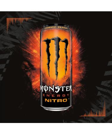  Monster Monster Energy Nitro Cosmic Peach - In Handy Disposable Boxes (12 x 500ml) - Buy Online on GoSupps.com
