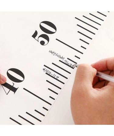 Smlper Kids Height Chart Wall Hanging Ruler Canvas Growth Baby Nursery Decor 79x7.9 (Sun) White - Buy Online on GoSupps.com