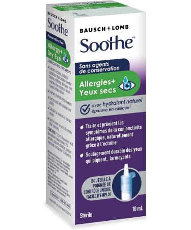 Soothe Preservative Free Allergy + Dry Eye Drops - Buy Online on GoSupps.com