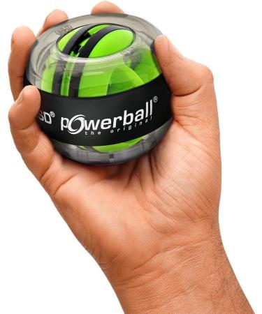 Powerball Autostart Max - Original Gyroscopic Hand Trainer with Tachometer & Aufziemechanik | Transparent Gray | International Shipping Available - Buy Online on GoSupps.com