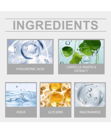 Centella Asiatica Hydrating Serum - Face Serum for Women - Face Serum with Hyaluronic Acid - Calming & Soothing Serum Face - Moisturizing Smoothing Firming Skincare Serum - Buy Online on GoSupps.com