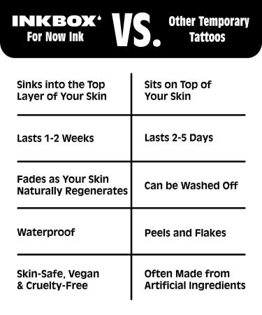 Inkbox Semi-Permanent Tattoo - Serepentina Design 6 x 3 in - Water-Resistant & Long Lasting - Lasts 1-2 Weeks - Buy Online on GoSupps.com