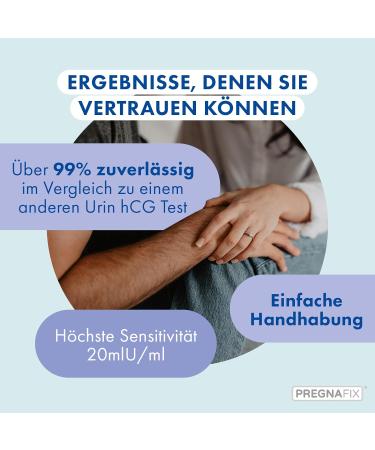 Pregnafix Patrol Test - Fast & Reliable Pregnancy Test Results in 3 Minutes Use From Due Date - Buy Online on GoSupps.com