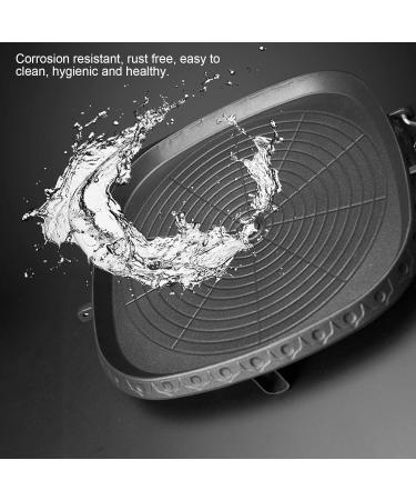 Frying Pan Kitchen Cookware Grill Pan Grill Pan Maifanstone BBQ Plate Square Food Grade Barbecue Pan Non Stick Barbecue Grill Plate for Family Barbecue for Korean Restaurant - Buy Online on GoSupps.com