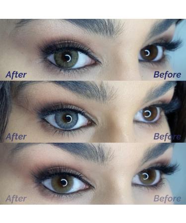 FAMECOLORS AZUL Daily Colored Lenses - Dark Blue Highly Opaque Non-Prescription - 5 Pairs of Natural Blue Soft Contacts - Buy Online on GoSupps.com