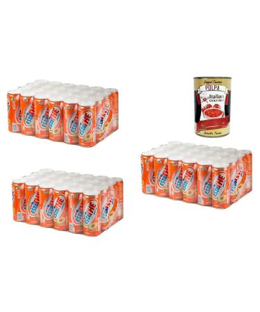 Italian Gourmet E.R. Ferrero The' Pesca Pack of 72 tins of peach iced tea 330 ml ESTATHE Tea refreshing tea + Italian Gourmet polpa 400 g