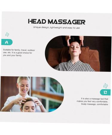 Iwowhero Head Massager - Scalp Massage Device Stress Relief Comb & Clamp for Women - Blue 21x15x15cm - Buy Online on GoSupps.com