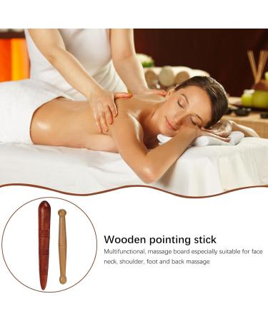 Buy Cisixin 2-Piece Wood Massage Sticks for Trigger Point Therapy | Thai Massage Roller Sticks for Feet Legs Neck & Back - International Shipping Available - Buy Online on GoSupps.com