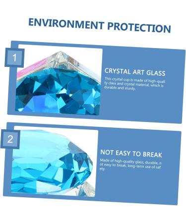 Beaupretty Mini Nail Polish 1pc Nail Art Crystal Cup Clear Container with Lid with Lid Acrylic Liquid Dish with Lid Nail Art Liquid Bowl Nail Art Pen Holder Nail Art Cups Blue Optional - Buy Online on GoSupps.com