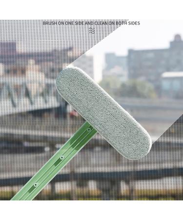 2 in 1 Glass and Screen Window Brush Double-Sided Window Glass Cleaner Household high-Rise Window Washing Tools Pink/20 (Color : Green) - Buy Online on GoSupps.com