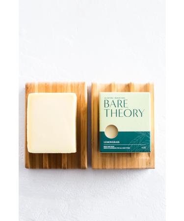 All-Natural Lemon Grass Lavender & Vetiver Essential Oil Bar Soap - Cold Processed with Olive Oil Shea Butter & Coconut Oil - Buy Online on GoSupps.com