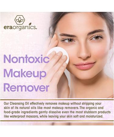 Era Organics Facial Cleansing Oil Makeup Remover with Organic Argan Oil & Jojoba Oil - Buy Online on GoSupps.com